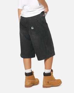 X-Large Baggy Bull Denim 91 Shorts Faded Black