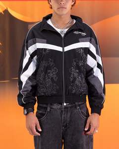 All Sale Tops: Ed Hardy Dragon Track Jacket Black