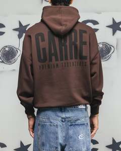 Carre Premium Essentials Hoodie Chocolate