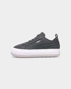 Womens Sale Footwear: Puma Women's Suede MAYU Ebony/Puma White