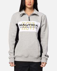 Nautica Mallard 1/4 Zip-Up Top Grey Marle