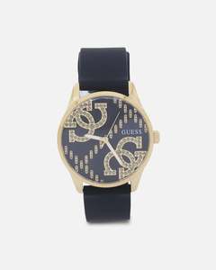 Guess Mainline Women's G Stitch Watch Black/Gold