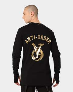 The Anti Order Antidote Legion Long Sleeve T-Shirt Black/Gold