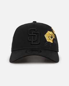 New Era San Diego Padres 'Black Tonal Gold Rose' 9FORTY A-Frame Snapba&hellip;