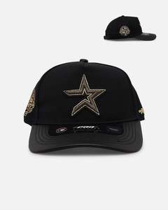 Pro Standard Houston Astros 'Gold Twist' Pro Pinch Strapback Black/Gold