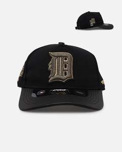 Pro Standard Detroit Tigers 'Gold Twist' Pro Pinch Strapback Black/Gold