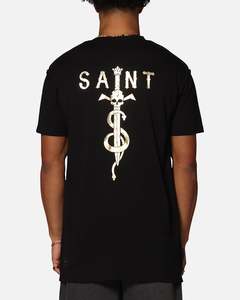 All Black And Gold: Saint Morta Daggers Lafayette T-Shirt Black/Gold