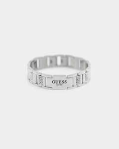 Guess Mainline Frontier 15MM Crystal Bracelet Silver