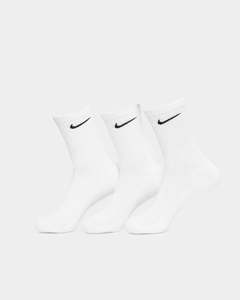 Gifts Under 50: Nike Everyday Cotton Cushioned Crew Socks 3 Pack White