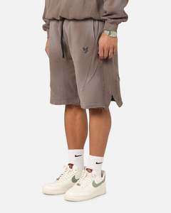 The Anti Order Apocalypse Sweat Shorts Sunfade Brown