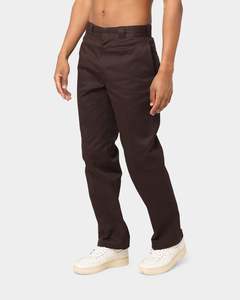 Mens Back Catalogue Bottoms: Dickies Original 874 Work Pants Dark Brown