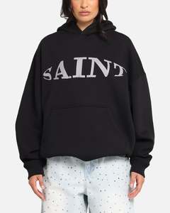 Saint Morta Vision Boxy Hoodie Black
