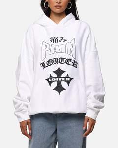 Loiter Ultimate Pain Hoodie White
