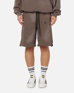The Anti Order Apocalypse Sweat Shorts Sunfade Brown