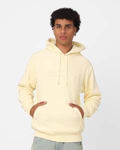 Champion Hoodie: Champion Reverse Weave 2k Logo Hoodie Post Yellow