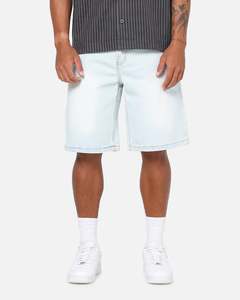 Mens Bottoms Denim Shorts: Saint Morta Amplus Jorts Blue Dawn