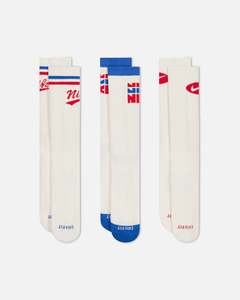 Mens New Arrivals: Nike Everyday Plus Crew Socks (3 Pair) Multi