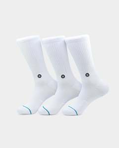 Mens Sale Accessories: Stance Icon 3 Pack White