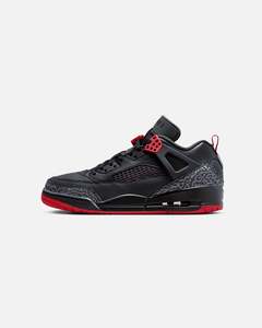 Mens Sale Footwear: Jordan Spizike Low Black/Gym Red