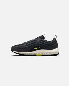 Mens Sale Footwear: Nike Air Max 97 Black/Cyber-Dark Smoke Grey