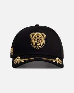 All Black And Gold: New Era Canterbury-Bankstown Bulldogs 'NRL Vegas Round 2026' 9FORTY A-Frame Snapback Black/Gold