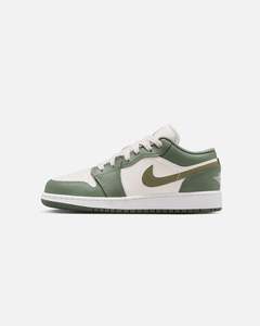 Kids New Arrivals: Nike Kids' Air Jordan 1 Low Vintage Lichen