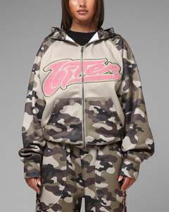 All Camo: Loiter Jet Stream Zip Hoodie Camo