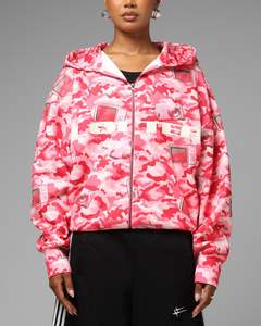 All Camo: Loiter Digi Camo Zip Hoodie Pink Camo