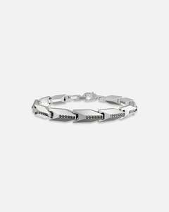 Guess Mainline True Spirit Silver Crystal Bracelet Silver