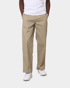 Mens Back Catalogue Bottoms: Dickies Super Baggy Loose Fit Work Pants Khaki