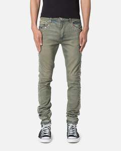 MNML X620 Studded Skinny Denim Jean Blue