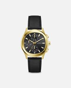 Guess Mainline Palmer Watch Black/Gold