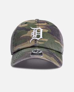 All Camo: 47 Brand Detroit Tigers 'Camo' 47 Clean Up Strapback Camo