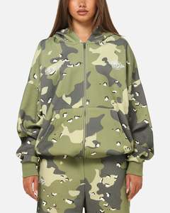 All Camo: Carre Sideline Hoodie Green Camo
