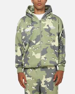 Carre Sideline Hoodie Green Camo
