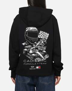 Tommy Hilfiger X Cadillac Formula 1 Team Car Graphic Hoodie Black