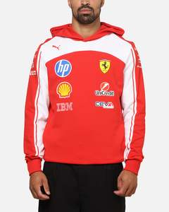 Puma X Scuderia Ferrari Replica Hoodie Red