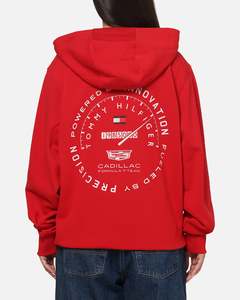Tommy Hilfiger X Cadillac Formula 1 Team Speedometer Hoodie Red