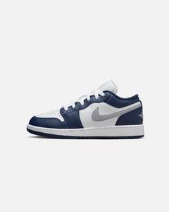 Jordan Kids' Air Jordan 1 Low (GS) White/Wolf Grey