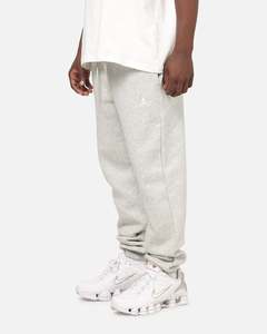 Jordan Bottoms Trackpant: Jordan Brooklyn Fleece Pants Grey Heather/White