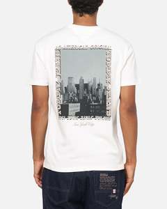 All Sale Tops: Tommy Jeans Regular Photo T-Shirt Ecru