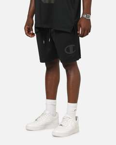 Mens Back Catalogue Bottoms: Champion Rochester Mesh Shorts Black