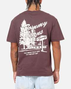 Tommy Jeans Relax Novelty T-Shirt Brown