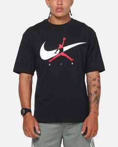 Jordan Brooklyn Jumpman Graphic T-Shirt Black/White