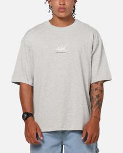 Jordan Flight Oversized Graphic T-Shirt Grey Heather