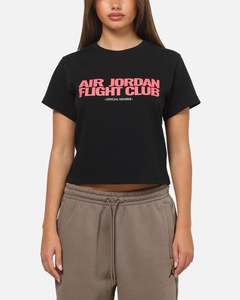 Womens Jordan: Jordan Women's Flight Club Graphic T-Shirt Black