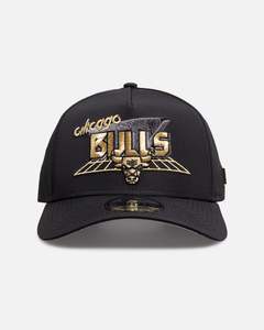 New Era Chicago Bulls 'Arcade Gold 10 Year Anniversary' 9FORTY A-Frame&hellip;
