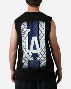 New Era Los Angeles Dodgers Muscle T-Shirt Black