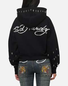 Ed Hardy Eternal Hoodie Black