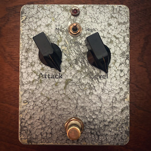 MK 1.6 Black Glass Germanium Fuzz - Pewter Heavy Relic Cunningham Amps